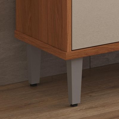 Cozinha Compacta Pulse - 2,60m 12 Portas E 3 Gavetas - Lukaliam Móveis Jequitiba-areia Jequitiba-areia
