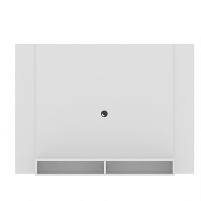Painel Tv 43 Polegadas Suspenso Com Nichos Bonsai - Branco