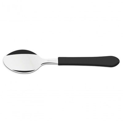 Colher De Mesa Tramontina Leme Inox Preta