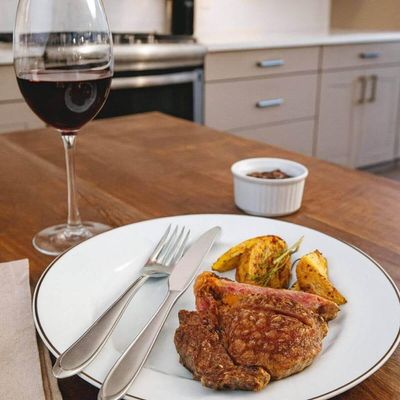 Jogo Garfos e Facas de Churrasco Talheres Inox 48pçs Turim Brinox Mesa Posta Churrascaria