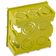 Caixa De Luz Quadrada 4x4 Amarela - 600300002 - Forceline