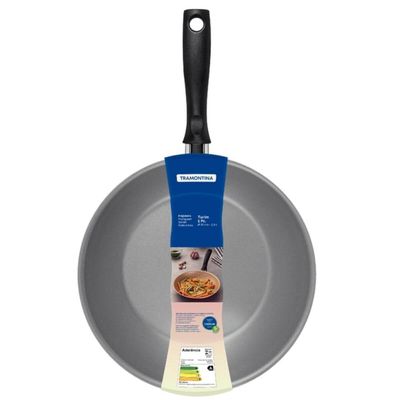 Frigideira Alumínio Antiaderente 30cm Tramontina Turim 2,5L Starflon Max Chumbo Cozinha Servir