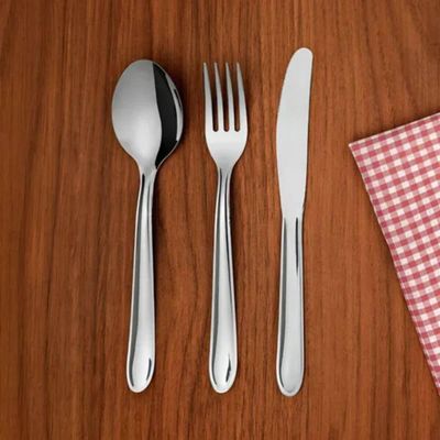 Faqueiro 12 Pessoas Talheres Garfo  Colher Faca de Mesa Inox