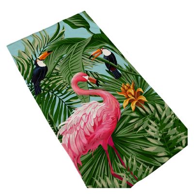 Toalha Banho Praia 75x150cm  Malaga Teka Flamingo