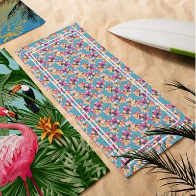 Toalha Banho Praia 75x150cm  Malaga Teka Flamingo