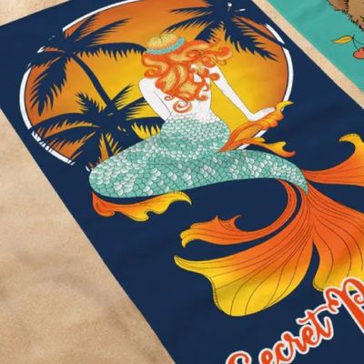 Toalha Banho Praia 75x150cm  Malaga Teka Sereia