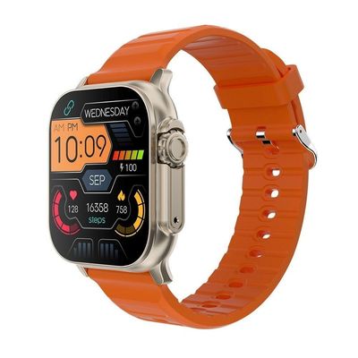 Relógio Inteligente Smartch Vc32s8 à Prova D'água Laranja