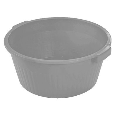 Bacia Canelada 34l Plasvale Cinza