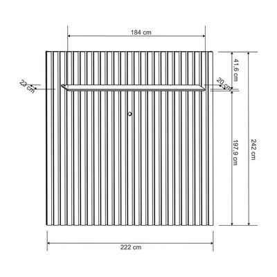 Painel para TV até 70 polegadas French com LED Off White