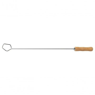 Espalhador De Brasas Tramontina Churrasco Com Lâmina Inox E Cabo De Madeira Natural 67cm