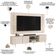 Rack Para Sala com Painel Para TV 75 Pol Orgânico Harper D05 Off White - Lyam Decor