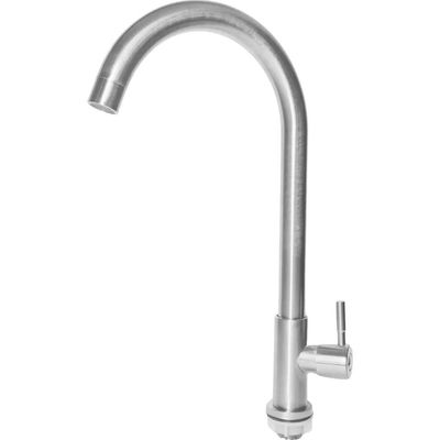 Torneira Gourmet Para Cozinha Em Inox Escovado Alta 37cm - Tor-o23 - Stillus Home