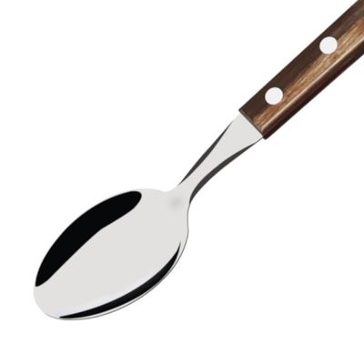 Colher De Mesa Em Inox Polywood Castanho - 21103490 - Tramontina