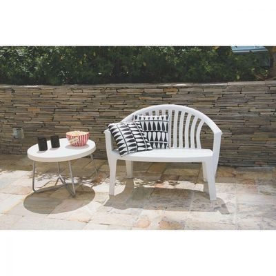 Banco Tramontina Leme 114 Cm Em Polipropileno Branco
