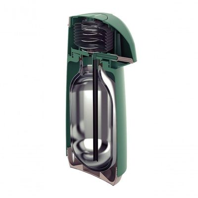 Garrafa Térmica Tramontina Exata Com Ampola De Vidro 1 Litro Verde