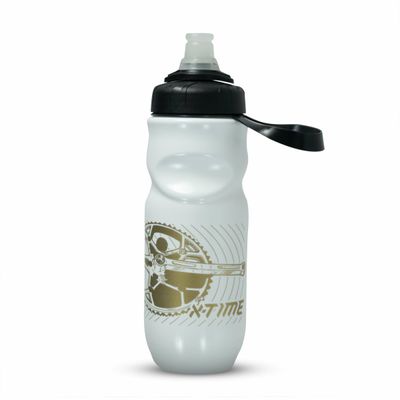 Garrafa garrafinha Caramanhola bike X-Time Fast 650 ml nylon Preto