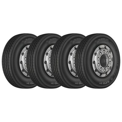 Pneu MRF 275/80 R22.5 Aro 22.5 Steel Muscle S1F4 149/146M Liso Kit4