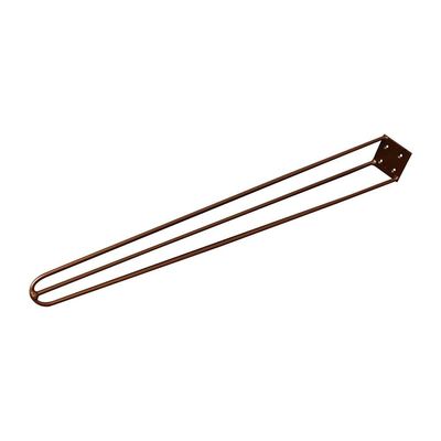 Kit 12 Pés de Metal 60 CM Hairpin Legs Mesa de Canto Aparador Bronze