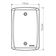 Conjunto 4x2 Com 2 Tomadas 2p+t 10 A 250 V Tramontina Lux2 Branco