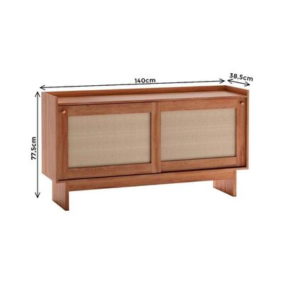 Buffet de Sala Jantar Átria 1295 c/ 2 Portas Freijo - Carraro