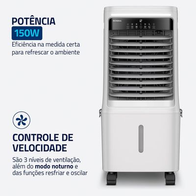 Climatizador Wind Turbo Mondial Branco 150W - CL-25L 127V