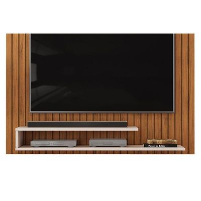 Painel Quarto P- Tv Até 55 Pol Ripe 134x108cm Freijo-off White - Dj Móveis