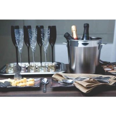 Balde Para Garrafas Tramontina 20cm Em Aço Inox