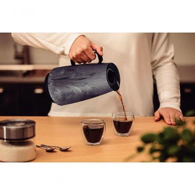 Bule Térmico Tramontina Exata 500ml Marmorizado Cinza