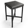 Kit 04 Banquetas Baixa Bar Cozinha Sala De Jantar Preto Stella L02 Couríssimo Preto - Lyam Decor