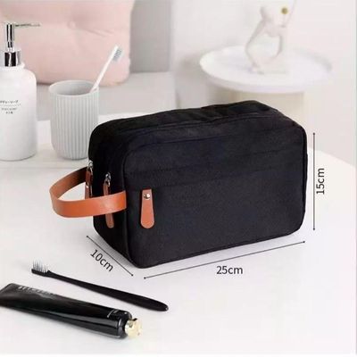 Bolsa Necessaire Masculina Feminina Organizadora Multifuncional Portátil Viagem Trabalho Impermeável Preto