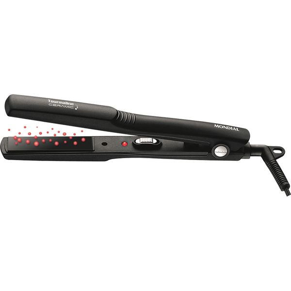 Prancha Alisadora Mondial Tourmaline Ceramic P-15 Bivolt Bivolt