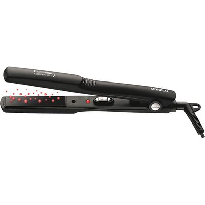 Prancha Alisadora Mondial Tourmaline Ceramic P-15 Bivolt Bivolt