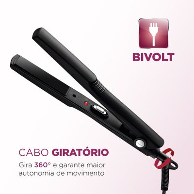 Prancha Alisadora Mondial Tourmaline Ceramic P-15 Bivolt Bivolt