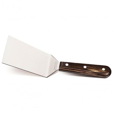 Espátula Para Fritura Tramontina Polywood 5 Aço Inox Castanho