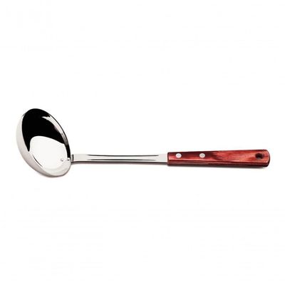 Concha Tramontina Inox Polywood Cabo Vermelho
