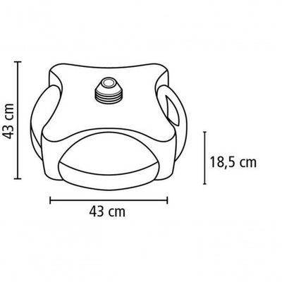 Base Para Guarda-sol Tramontina Basic Branco