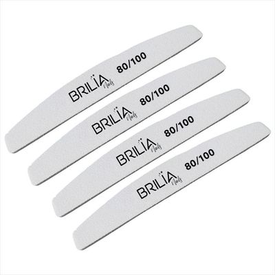 Brilia Nails Lixa Boomerang 80-100 Un|