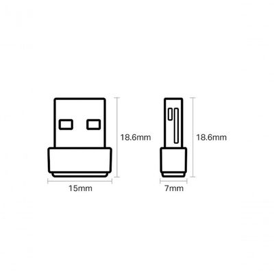 Adaptador Usb Wireless Ac600 Archer Dual Band 2.4ghz E 5ghz T2u Nano