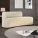 Sofá 2 Lugares Orgânico 160cm Pé Dourado Morgan Suede Bege D03 - D'Rossi