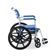 Cadeira de Banho D65 em Alumínio até 150kg 44 cm Dellamed Azul