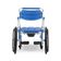 Cadeira de Banho D65 em Alumínio até 150kg 44 cm Dellamed Azul