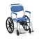 Cadeira de Banho D65 em Alumínio até 150kg 44 cm Dellamed Azul