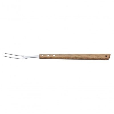 Garfo Trinchante Tramontina Churrasco Com Lâmina Em Inox E Cabo De Madeira 46cm