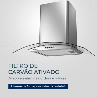Coifa de Parede Mondial Inox 250W CF60-01 110