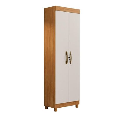 Multiuso Sapateira New Roma 2 Portas 6 Prateleiras - Benetil Cinamomo Off