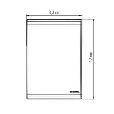 Conjunto 4x2 1 Pulsador Campainha Tramontina Liz 10 A 250 V Branco