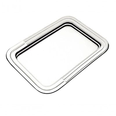 Bandeja Retangular Tramontina Ciclo 42x30cm Em Aço Inox