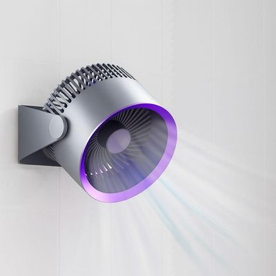 Ventilador Portátil Silencioso Usb – Moderno, Baixo Consumo, Compacto E Multifuncional Para Casa, Escritório - Preto