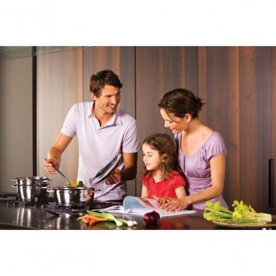 Caçarola Rasa 24cm Tramontina Allegra Aço Inox