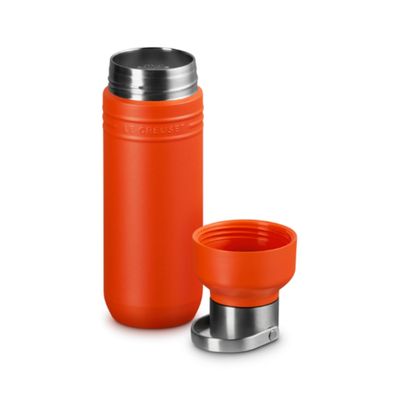 GARRAFA LE CREUSET TÉRMICA ON THE GO EM AÇO INOXIDÁVEL 500ML LARANJA 41066280900001
